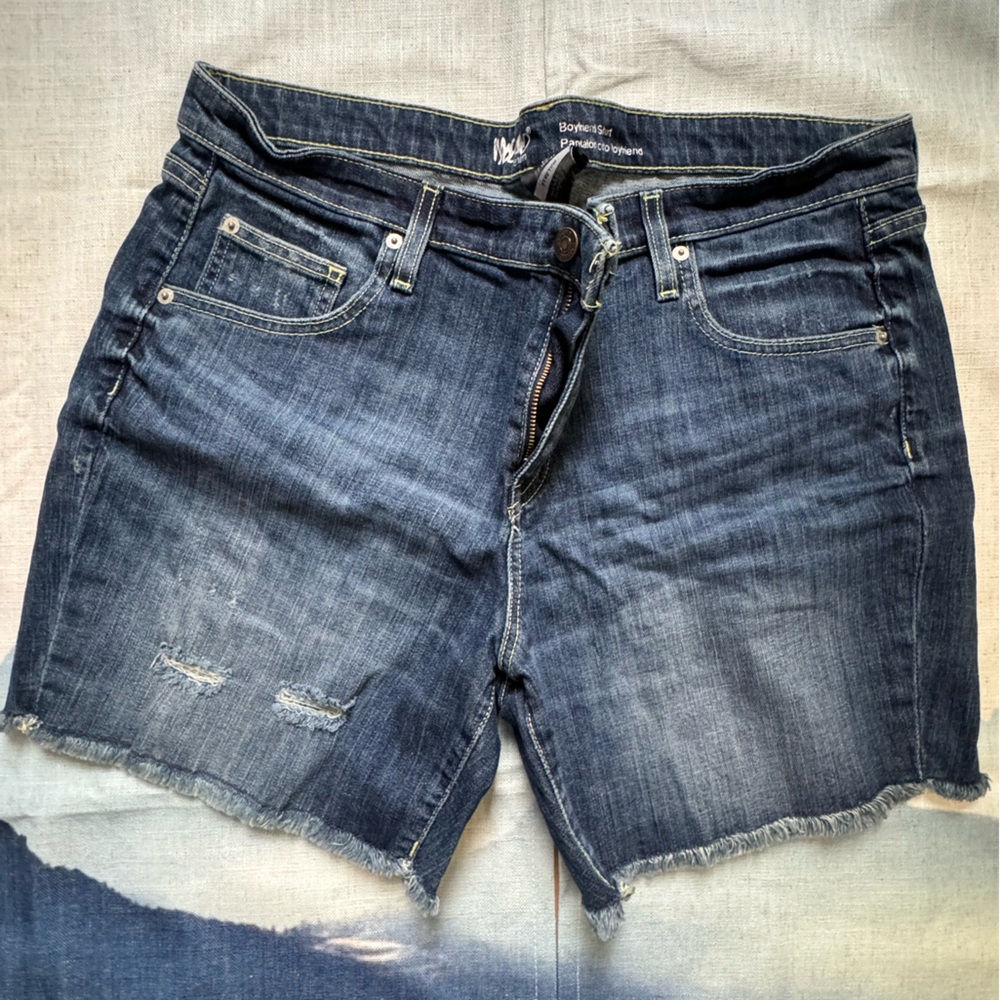 6” inseam jean shorts